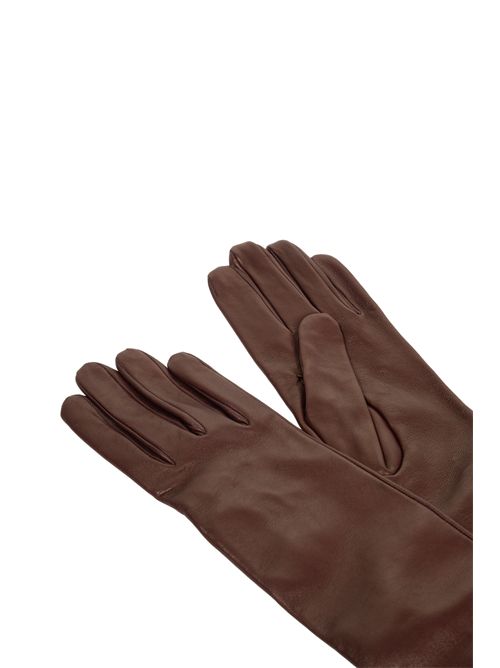 Guanti lunghi Odette in pelle Bacca d'uva Liviana Conti | A5WB21D94-1